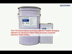 711A 711B Áp dính mỏng dựa trên dung môi Áp dính bao bì linh hoạt Cho cấu trúc nhựa nhôm bọc nhôm nhôm nhôm kết hợp