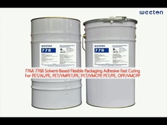 776A 776B Bao bì linh hoạt dựa trên dung môi Áp dính cứng nhanh cho PET/AL/PE, VMCPP, PE, OPP/VMCPP