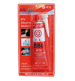 ISO phê duyệt Hutiian 588 RTV Silicone Gasket Maker / rtv đỏ silicone sealant